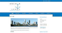 Desktop Screenshot of anchorlegal.com